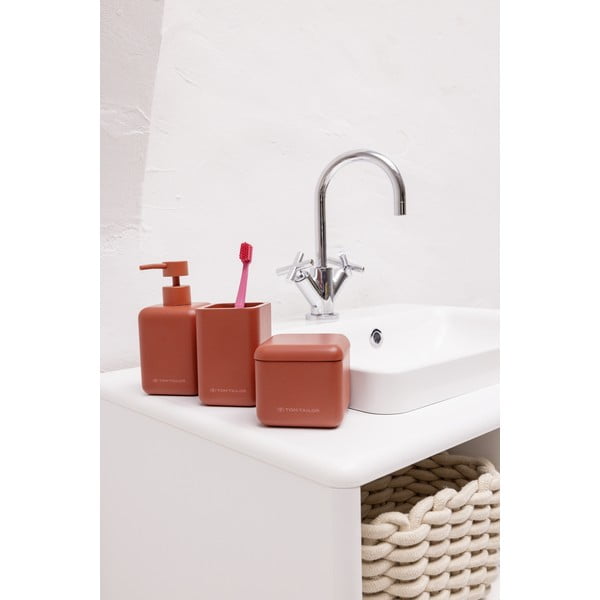 Oranžs polirezīna trauks zobu birstei Tom Tailor T-Rounded – Wenko-image-1