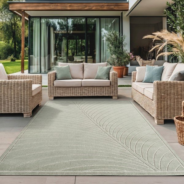 Zaļš iekštelpu un āra paklājs 120x170 cm Nova 1204 – Ayyildiz Carpets-image-1