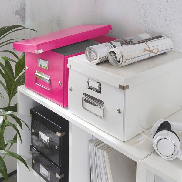Rozā uzglabāšanas kaste Leitz Universal, garums 37 cm-image-1