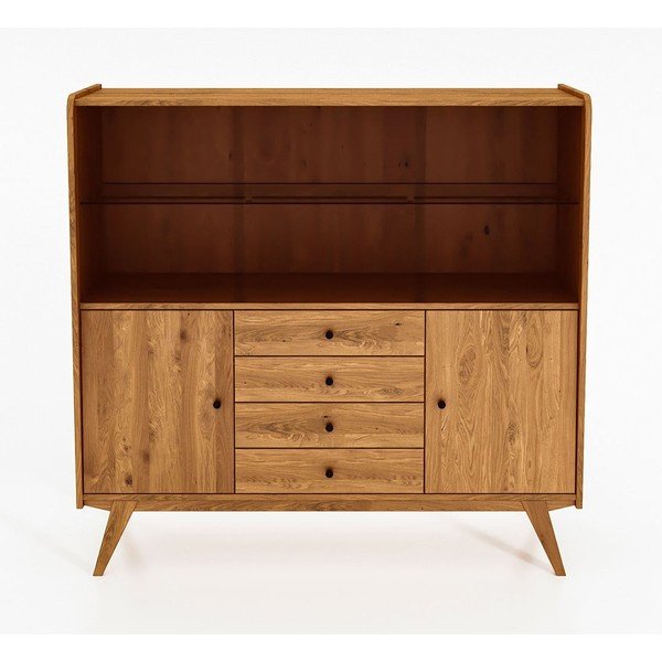 Ozolkoka vitrīna 160x154 cm Retro – The Beds-image-2