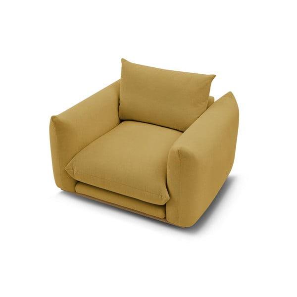 Dzeltens atpūtas krēsls Ernest – Bobochic Paris-image-4