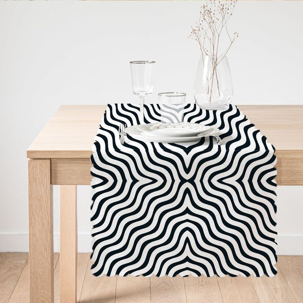 Dekoratīvais galdauts Minimalist Cushion Covers Zigzag, 45 x 140 cm