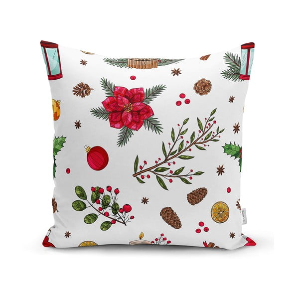 Spilvendrāna ar Ziemassvētku motīvu 43x43 cm – Mila Home