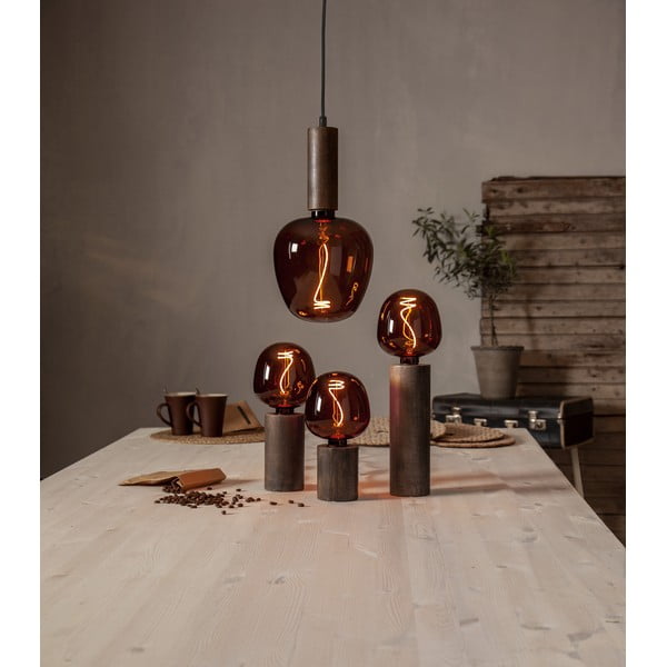 Tumši brūna piekaramā lampa Tub – Star Trading-image-4