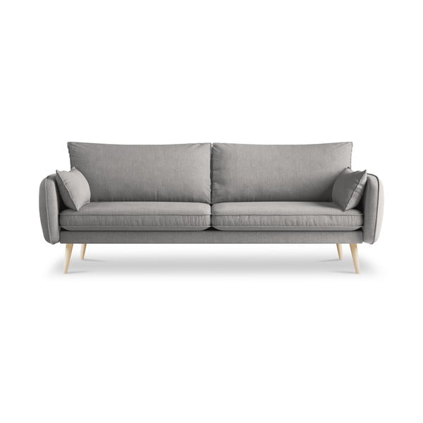 Pelēks četrvietīgs dīvāns Kooko Home Lento, 228 cm