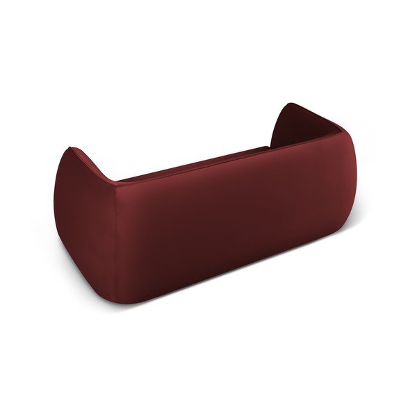 Sarkans samta dīvāns 190 cm Lando – Micadoni Home-image-3