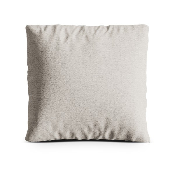 Bēšs dīvāna spilvens no buklē auduma Kemi – Cosmopolitan Design