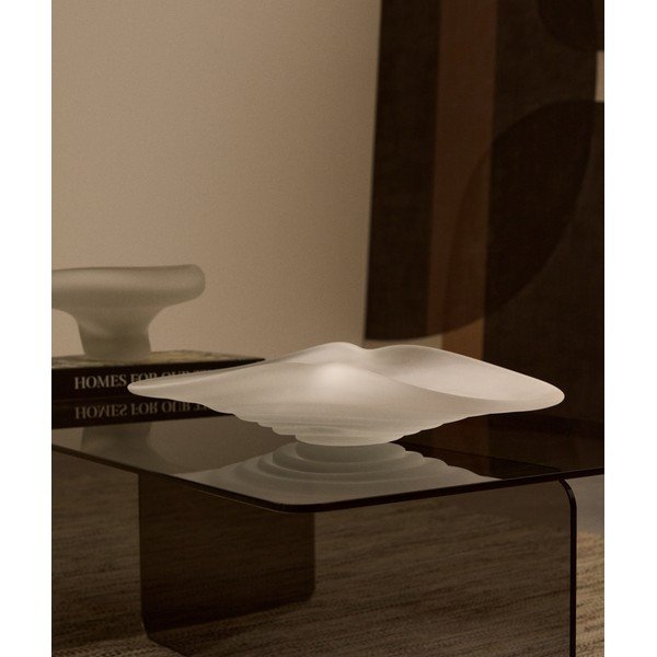 Stikla dekoratīva bļoda 56x26 cm Ondaro – Kave Home-image-2