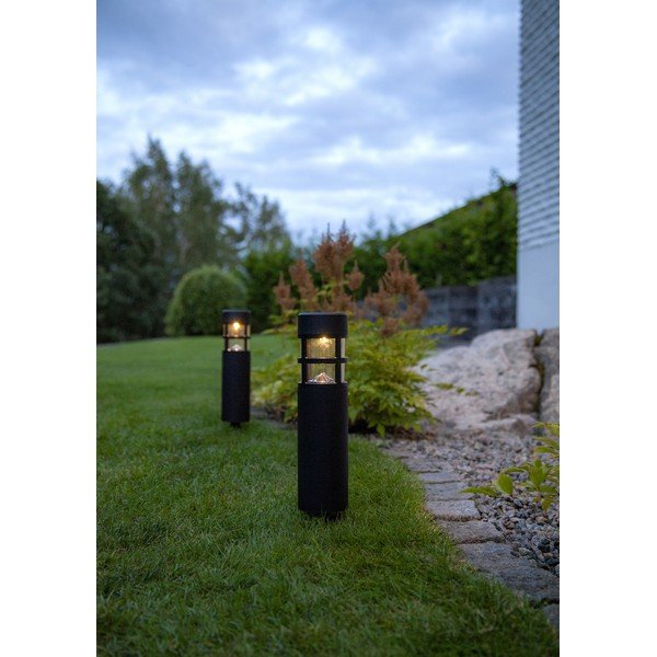 2 āra LED lampu komplekts ar saules baterijām Star Trading Rundi, augstums 28 cm-image-3