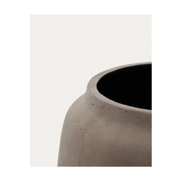 Betona puķu poda apvalks ø 40 cm Lira – Kave Home-image-3