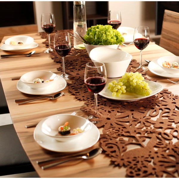 Porcelāna šķīvju un bļodu komplekts, 15 gab.-image-2