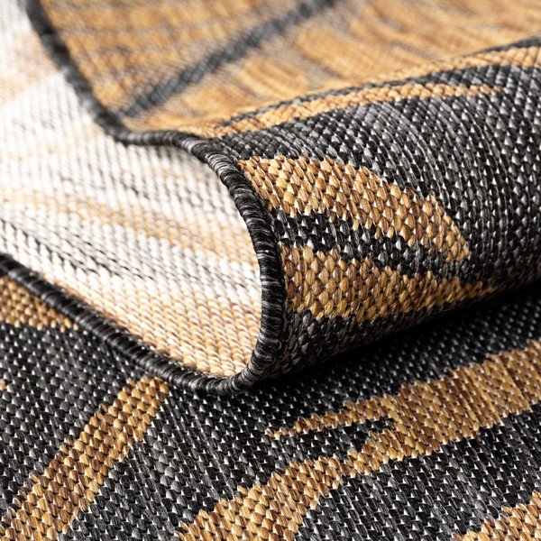 Melns/brūns iekštelpu un āra paklājs 120x170 cm Mira 1451 – Ayyildiz Carpets-image-4