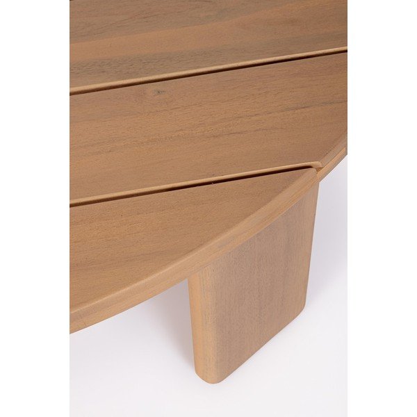 Akācijas masīvkoka dārza kafijas galdiņš 80x100 cm Pablo – Bizzotto-image-4