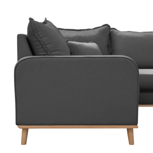 Tumši pelēks stūra dīvāns (labais stūris) Beata – Ropez-image-4