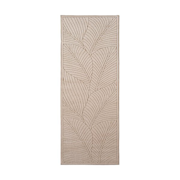 Bēšs iekštelpu un āra celiņa paklājs 80x250 cm Nova 1203 – Ayyildiz Carpets