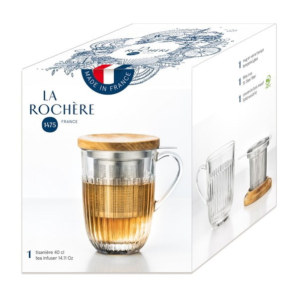 Stikla krūze ar sietiņu 280 ml Ouessant – La Rochére-image-2