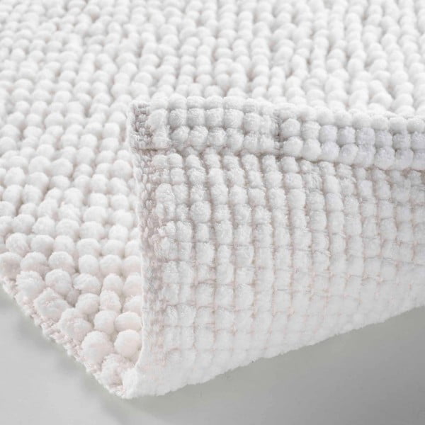 Balts vannas istabas paklājiņš 50x80 cm Yanis – douceur d'intérieur-image-2