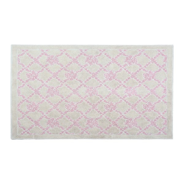 Krēmkrāsas kokvilnas paklājs Floorist Powder, 60 x 90 cm-image-2