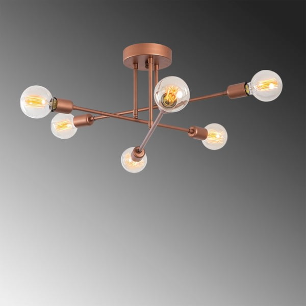 Bronzas krāsas griestu lampa 64x64 cm Flower – Opviq lights-image-3