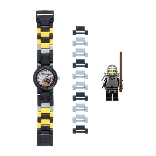Pulkstenis ar LEGO® Ninjago Kendo Cole figūriņu