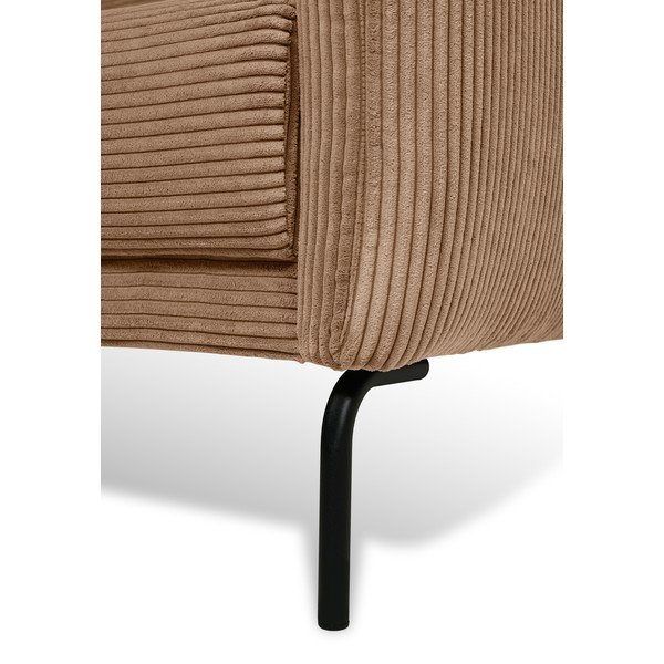 Gaiši brūns velveta dīvāns 212 cm Venray – Scandic-image-4