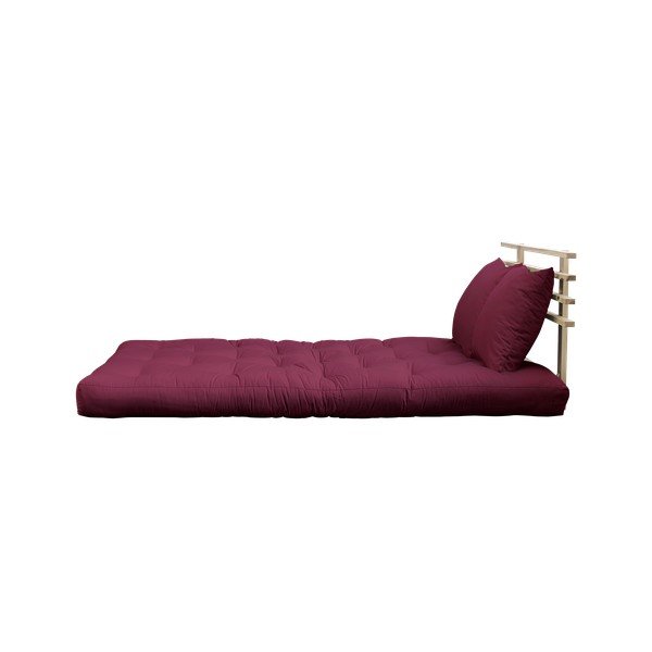 Izvelkamais dīvāns Karup Design Shin Sano Natural Clear/Bordeaux-image-3