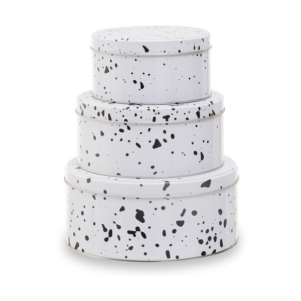 Metāla kastes (3 gab.) kūkām Speckled – Premier Housewares