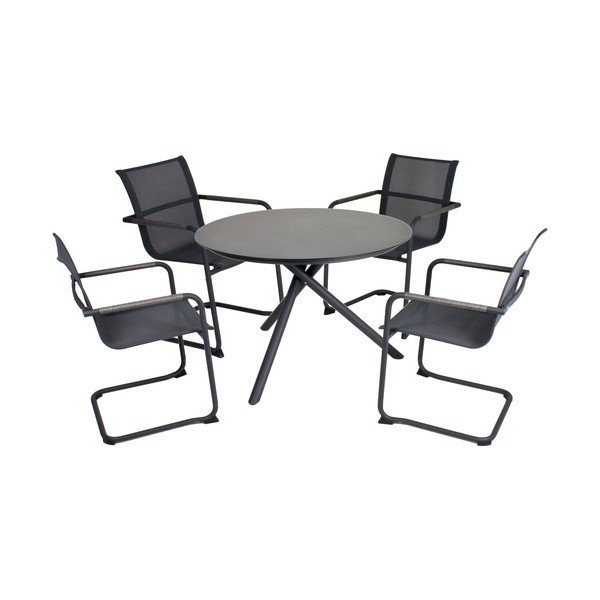 Metāla dārza galds ADDU Kendra, ⌀ 110 cm-image-1