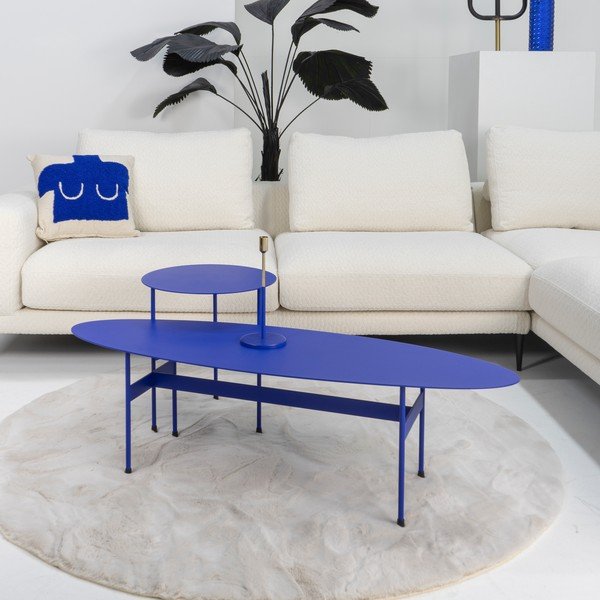 Metāla apaļš sānu galdiņš ø 40 cm Mira – Spinder Design-image-2