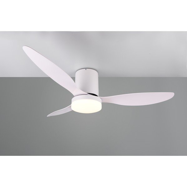 Matēti balta LED griestu lampa ø 132 cm Göteborg – Reality-image-3