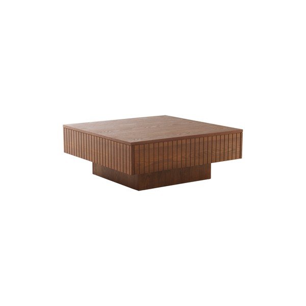 Tumši brūns žurnālgaldiņš no MDF 90x90 cm Furuvik – Jotex-image-2