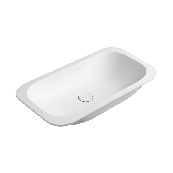 Balta izlietne no mākslīgā akmens 59x35,5 cm Impala – Sapho-image-2