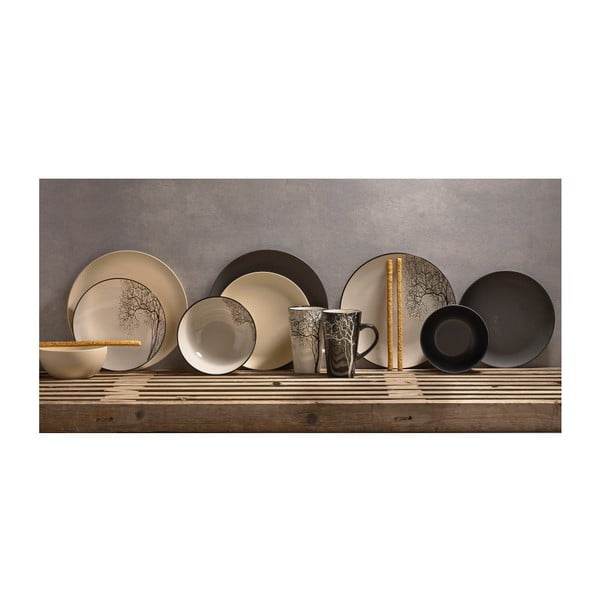 Melna keramikas krūze KJ Collection, 500 ml-image-2