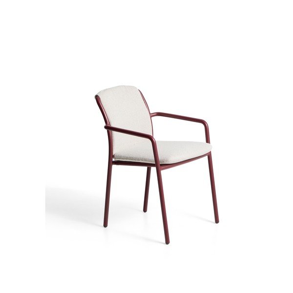Bordo polsterēts dārza krēsls Linosa – Kave Home