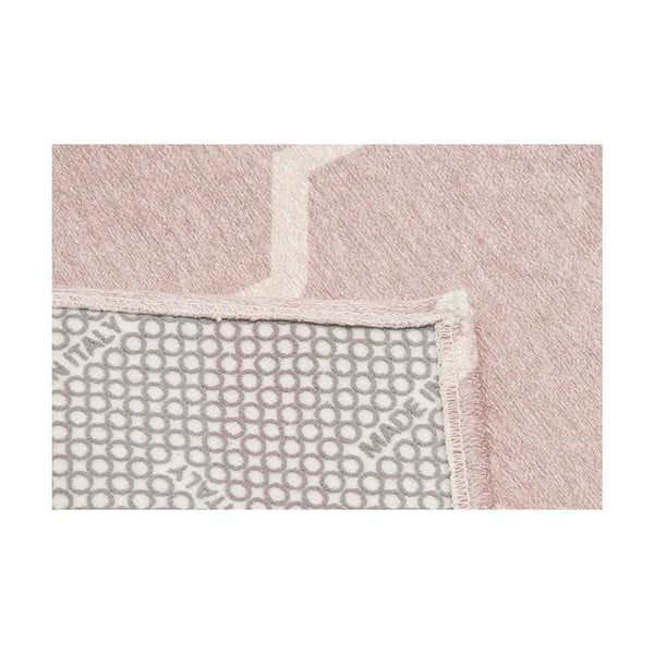Rozā paklājs Floorita Lattice, 60 x 150 cm-image-3