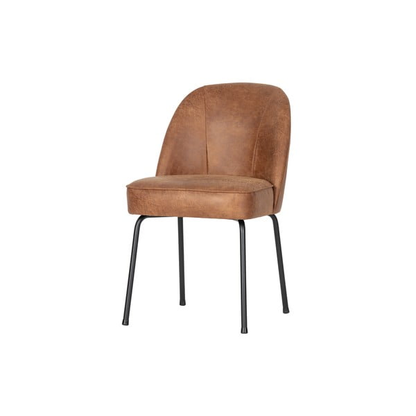 Konjakbrūni ādas pusdienu krēsli (2 gab.) Vogue – WOOOD-image-3