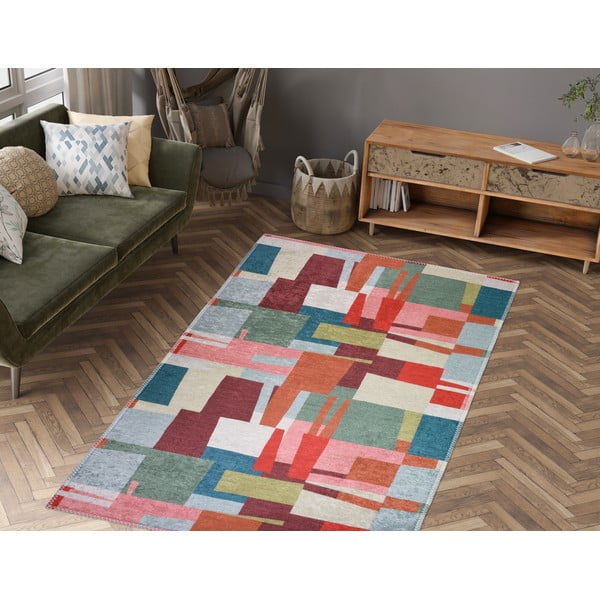 Mazgājams paklājs 80x150 cm Blocks of Fun – Vitaus-image-1