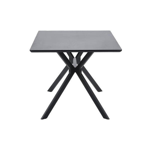 Melns ēdamgalds WOOOD Bruno, 160 x 90 cm-image-3