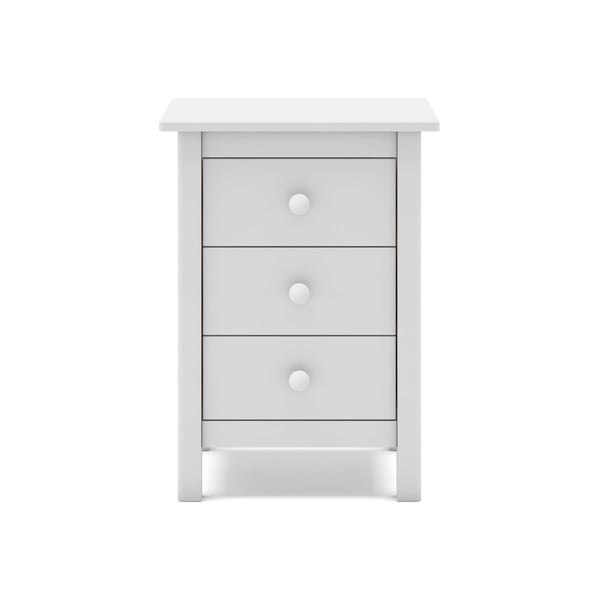 Balts priedes masīvkoka bērnu naktsskapītis Max – Marckeric-image-2