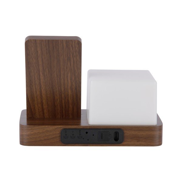 Digitāls/galda modinātājpulkstenis ar bezvadu uzlādi Retro LED Night Light – Karlsson-image-4