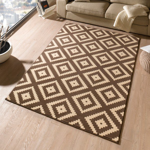 Brūns paklājs 200x290 cm Diamond – Hanse Home-image-1