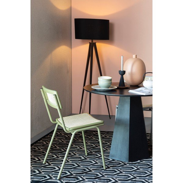 Zaļi rotangpalmas ēdamistabas krēsli (2 gab.) Jort – Zuiver-image-1