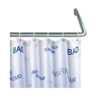 Universāls stūra stienis dušas aizkaram Wenko Shower Curtain Rod