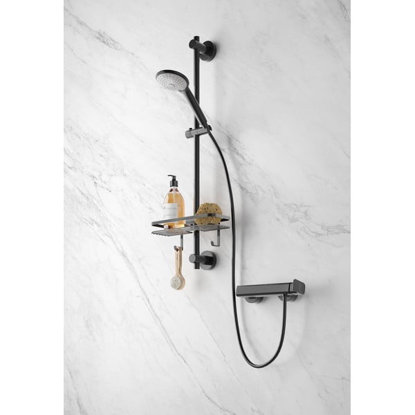 Melns vannas istabas plaukts Metaltex Origin-image-4