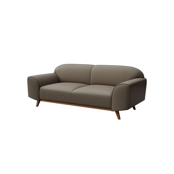 Gaiši brūns ādas dīvāns 193 cm Nesbo – MESONICA-image-2