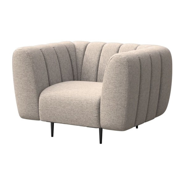 Bēšs atpūtas krēsls Shel – Ghado-image-2