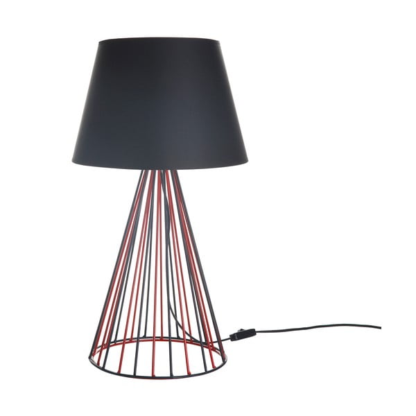 Galda lampa Wiry Red/Black