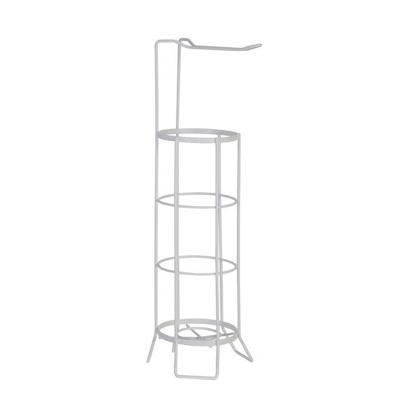 Balts nerūsējošā tērauda tualetes papīra turētājs Linnea – Premier Housewares-image-1
