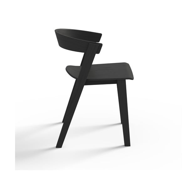 Melni dižskābarža masīvkoka pusdienu krēsli (2 gab.) Sand – TemaHome-image-2