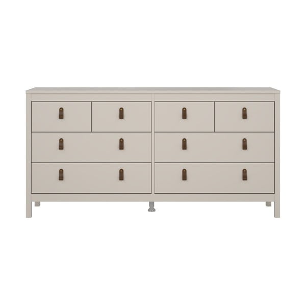 Pelēkbēša kumode 159x80x38 cm Madrid – Tvilum